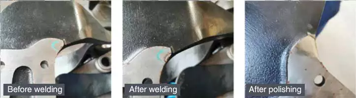 Repairing of iron castings