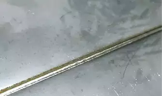 Stainless steel flat laser welding